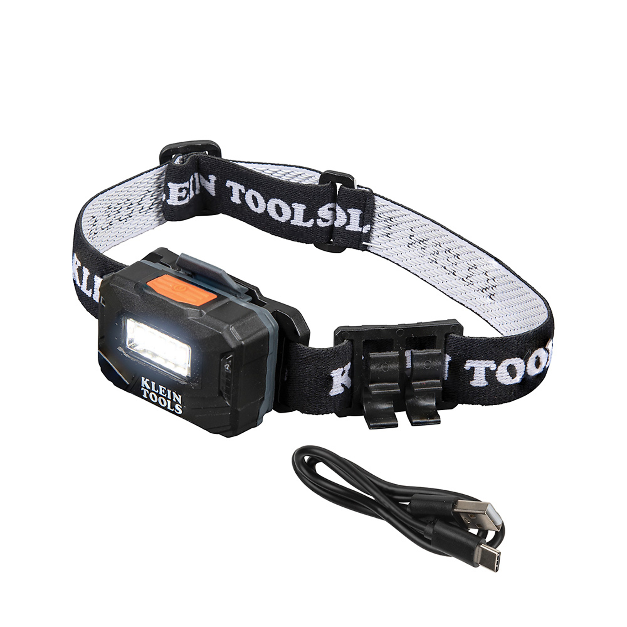 Klein Tools, Rechargeable Light Array LED Headlamp with Adjusta, Light Output 260 lumen, Light Bulb Type LED, Model# 56049